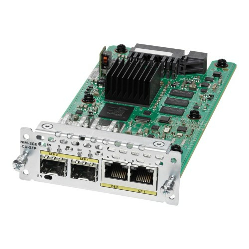 2-PORT GE WAN NIM DUAL-MODE RJ45 + SFP – Cisco Systems