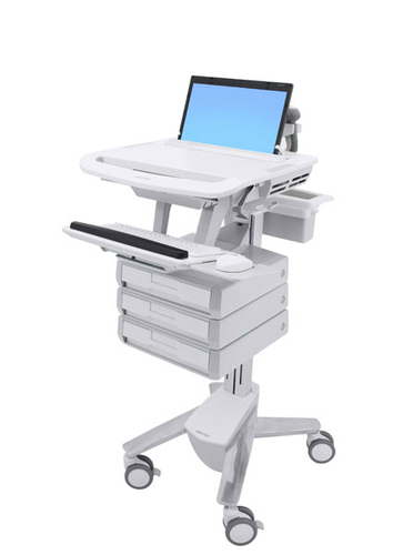 STYLEVIEW LAPTOP CART 3 DRAWERS – Ergotron