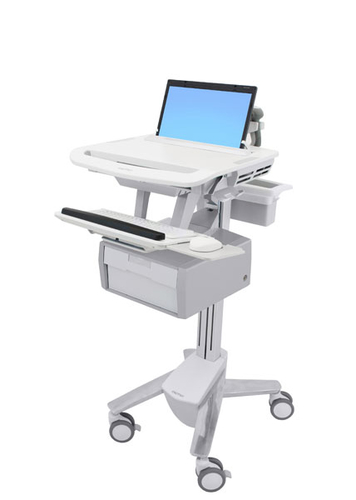 STYLEVLIEW LAPTOP CART TALL DRAWER – Ergotron