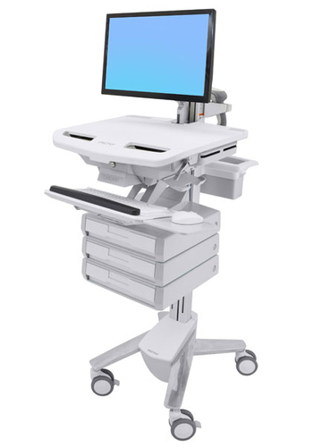 STYLEVIEW CART WITH LCD ARM 3 DRAWERS – Ergotron
