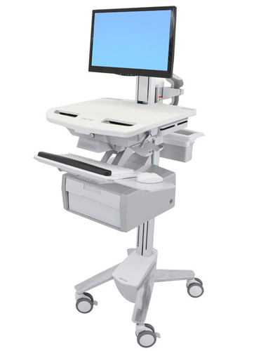 STYLEVIEW CART WITH LCD PIVOT TALL DRAWER – Ergotron