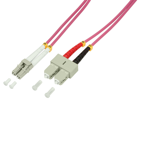 Fiber Patch Cord OM4 LC-SC 20m Duplex – LogiLink