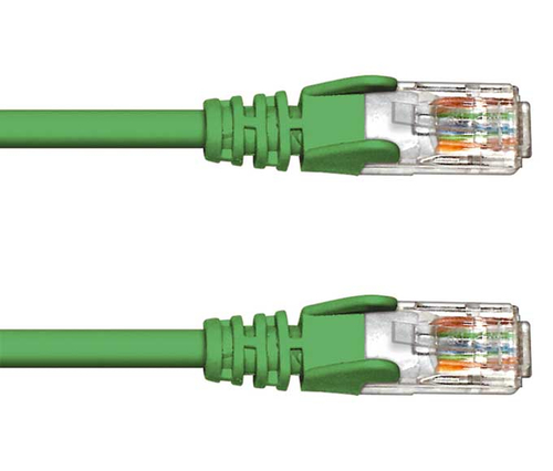 1M CAT.6a 10Gb S-FTP LSZH PATCH CABLE - GREEN – Fairline