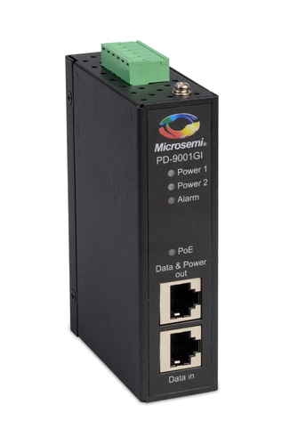 INDUSTRIAL 1P 30W POE MIDSPAN DUAL DC IN – Microsemi