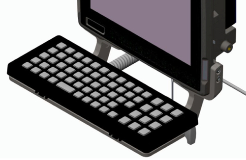 KEYBOARD MOUNT TRAY VC80 IKEY CL ARMS KNOBS SCREWS – Zebra Technologies