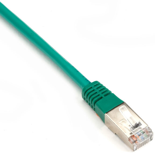 CAT6 SHLD PATCH CABLE 15' 26 AWG STRND CMR GREEN – Black Box