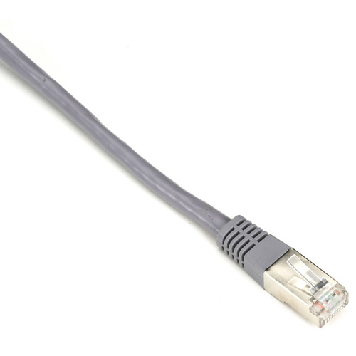 CAT6 SHLD PATCH CABLE 5' 26 AWG STRND CMR GRAY – Black Box