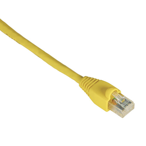 CAT6 SNAGLESS YELLOW 50FT 550-MHZ PATCH CABLE – Black Box