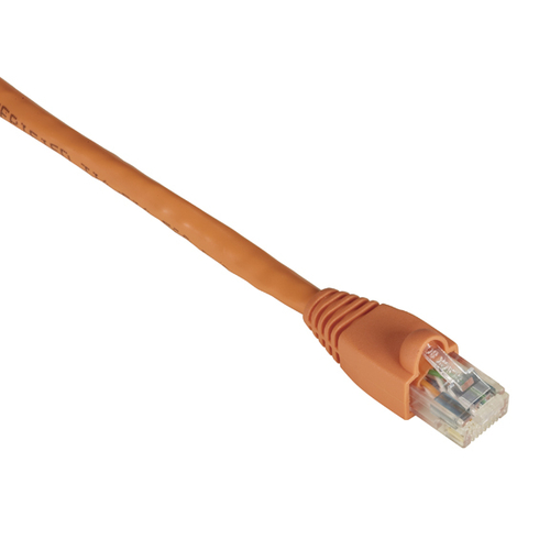 CAT6 SNAGLESS ORANGE 1FT 550-MHZ PATCH CABLE – Black Box