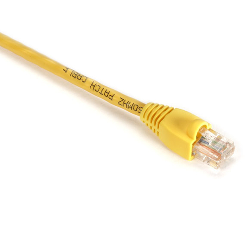 CAT5E SNAGLESS YELLOW 30FT 350-MHZ PATCH CABLE – Black Box