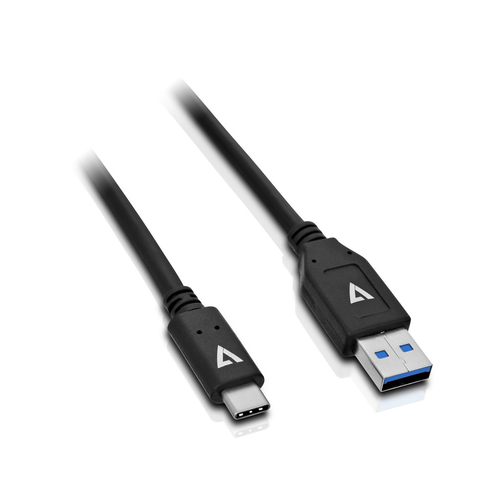 USBA 3.2GEN2 TO USB-C CABLE 1M 10GBPS 3A POWER AND DATA CABLE – V7