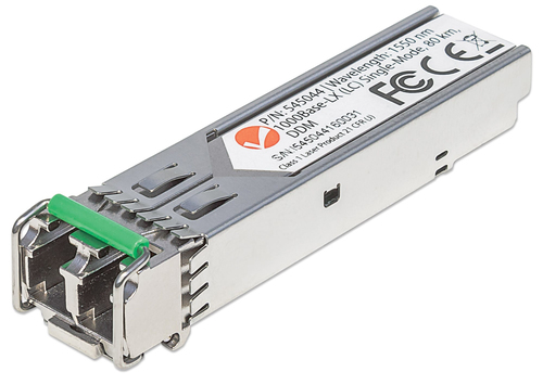 FIBER SFP OPTICAL TRANSCEIVER- SGLE-MODE 1000BASE-LX(LC) 80KM – INTELLINET