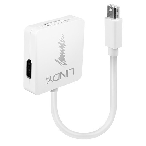 MINI DISPLAYPORT 1.2 TO DP HDMI + DVI-D ACTIVE ADAPTER – Lindy