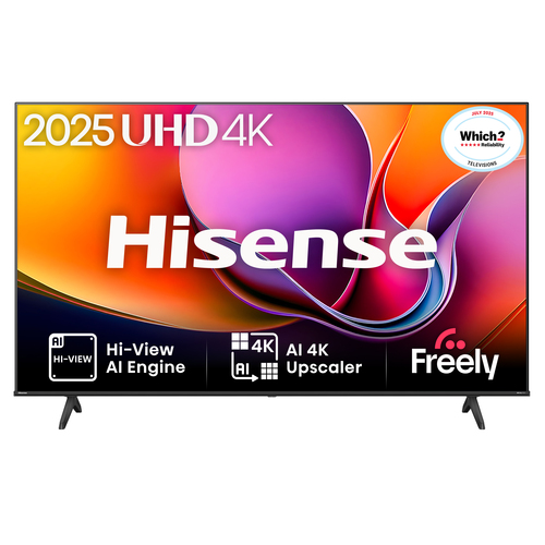 50" Black 4K UHD Smart TV 3840 x 2160 3x HDMI – hisense