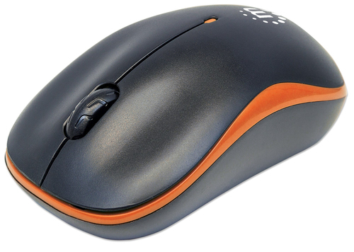 SUCCESS USB WIRELESS MOUSE- 2.4GHZ ORANGE/BLACK USB-A 1000DP – INTELLINET