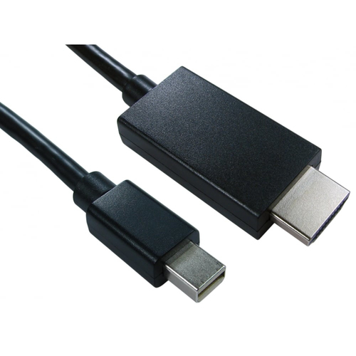 3M MINI DP M - HDMI M CABLE BLACK – Cables Direct