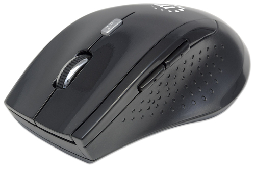 CURVE USB WIRELESS MOUSE- 2.4GHZ BLACK/BLACK USB-A 1600DPI – INTELLINET