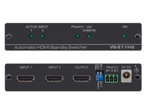 2 x 1 4K HDR HDCP 2.2 HDMI Auto Switcher – Kramer Electronics