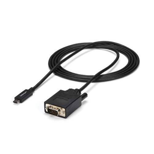 StarTech.com USB C to VGA Cable 2M Black – StarTech.com
