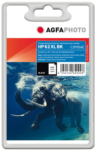 INK BLACK HP NO. 62 XL – Agfa