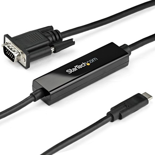 StarTech.com USB C to VGA Cable 1M Black – StarTech.com