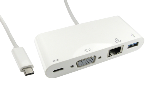 15CM USB TYPEC M-VGA USBGIGABITADAPT – Cables Direct