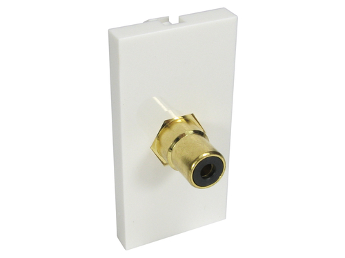 CDL 1x RCA (Black) Euromod-Coupler – Cables Direct