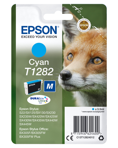 INK CARTR DURABRITE ULTRA CYAN T1282 – Epson