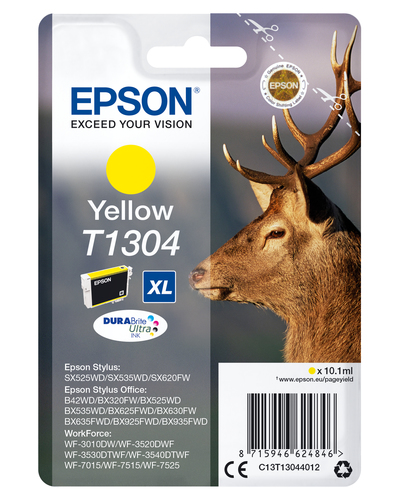 INK CARTR DURABRITE ULTRA YELL F/BX320FW SX620FW SX525WD – Epson
