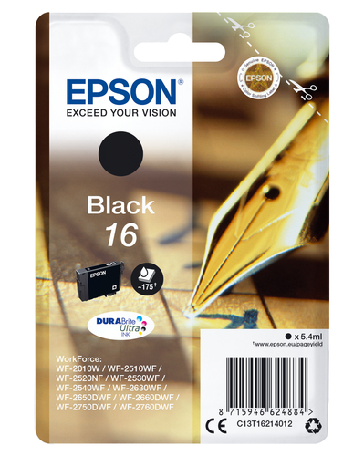 DURABRITE ULTRA INK BLACK 16 – Epson