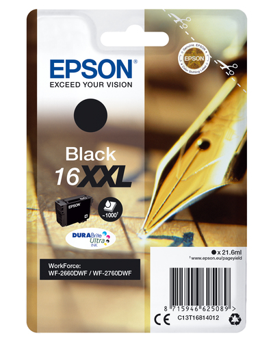 SINGLEPBLACK16XXLDURABR.ULTRINK PEN+CROSSWORD RSBLISTERPACK – Epson