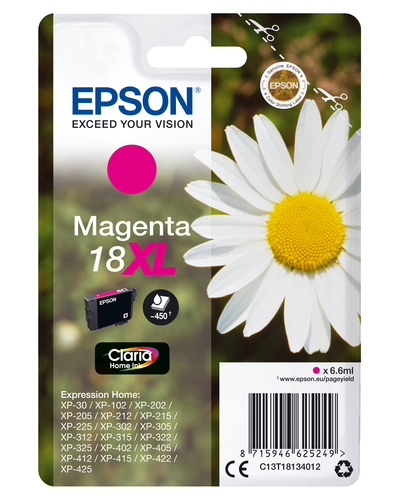 HOME INK CLARIA MAGENTA 18XL CLARIA HOME K – Epson