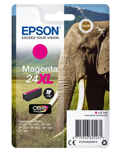 CLARIA PHOTO HD INK 24XL MAG F/ 24SERIES – Epson