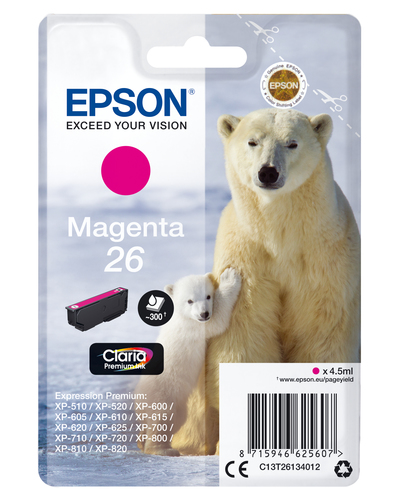 PREMIUM INK CLARIA MAGENTA 26 – Epson