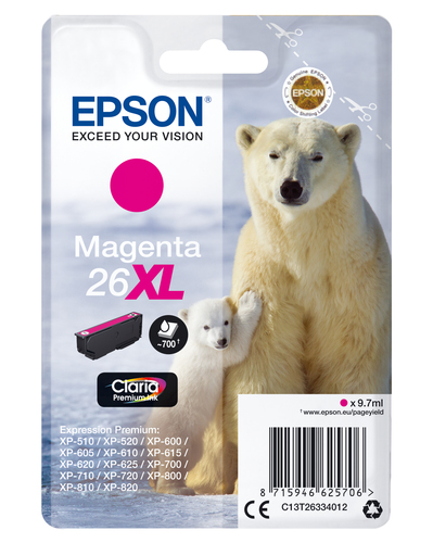 PREMIUM INK CLARIA MAGENTA 26XL – Epson
