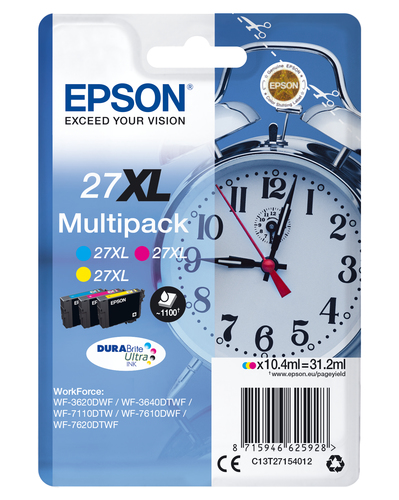 MLTP 3-COL DURABRITULTRAINK27XL CYMGNTYELLRS BLI/W RF+AM TAGS – Epson