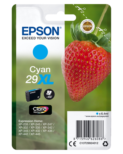 SGLPCK CYAN 29XL HOME INK CYAN HIGH XL – Epson