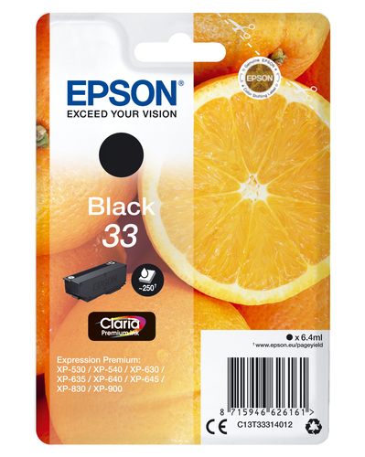 SGLPCK BLACK 33 PREM.INK PREM.K 33 BLACK STANDARD – Epson