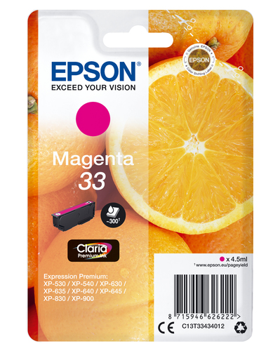SGLPCK MAGENTA 33 PREM.INK PREM.K MAGENTA STANDARD – Epson