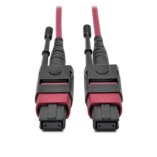 1M MTP/MPO 12 FIBER CABLE 40GBE OM4 PLENUM-RATED – Tripplite