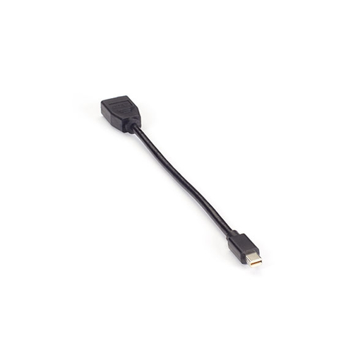 MINI-DISPLAYPORT 1.2 MALE TO DISPLAYPORT 1.2 FEMALE ADAPTER – Black Box