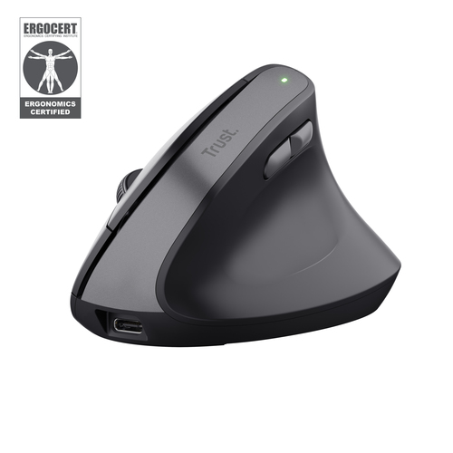 BAYO II ERGONOMIC WIRELESS MOUSE BLK – Trust Computer Products