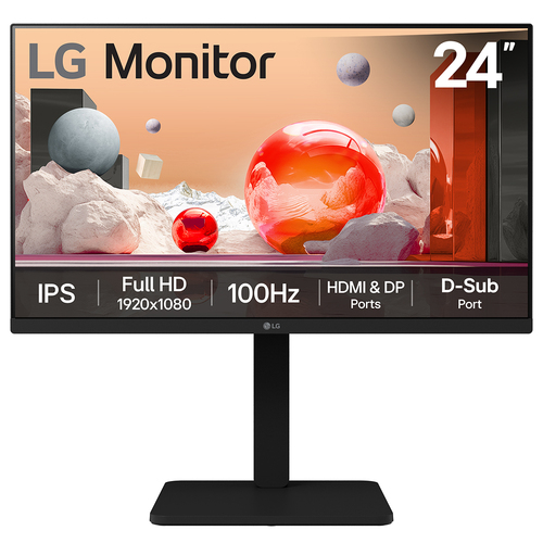 24BA450-B 24IN IPS 1920X1080 16:9 5MS 1300:1 HDMI/VGA/DP/HDPH – LG Electronics