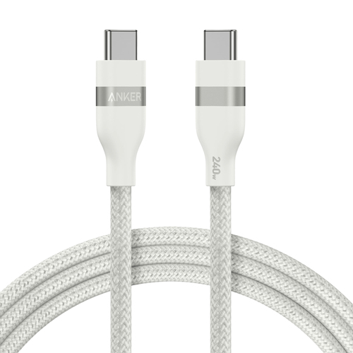 USB-C TO USB-C CABLE 6 FT 240W WHITE – Anker