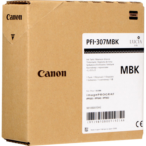 Matte Black Ink Tank 330ml – Canon