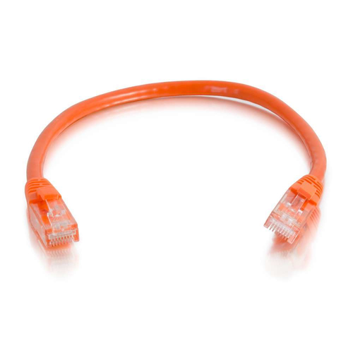 3m Cat6 Booted Unshielded (UTP) Network Patch Cable - OrangeSnagless booted design for network adapters- hubs- switches- routers- DSL/cable modems- patch panels and other high performance networking applications. – Legrand