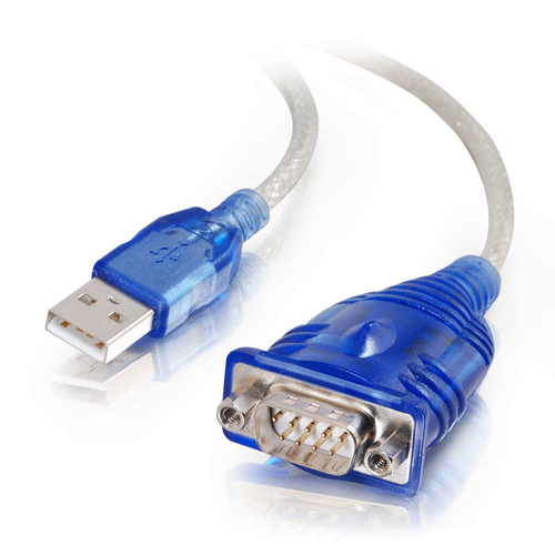 0.45m USB to DB9 Serial Adapter Cable Blue – Legrand