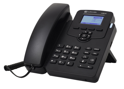 SFB 405HD IP-Phone PoE GbE black – AUDIOCODES