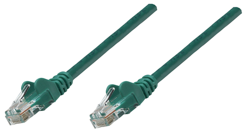 NETWORK CABLE CAT6 COPPER 1.5M- GREEN S/FTP SNAGLESS/BOOTED – INTELLINET