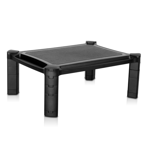 HEIGHT ADJUSTABLE RISER STAND 435X330X168MM BLACK – V7